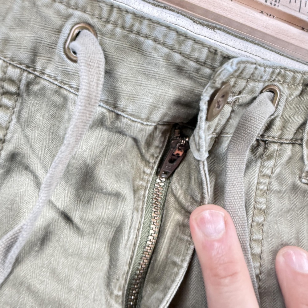 J Crew Pants Women 4 Green Favorite Fit Utility Skater Punk Army Tech Boho Y2k - Picture 8 of 14
